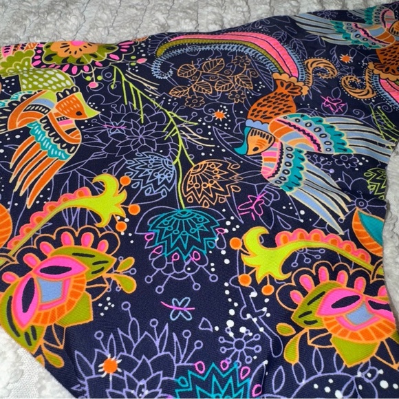 Splendies 1X Thong | Colorful Birds & Florals Print | New with Tags - Picture 3 of 6